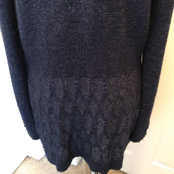 WHBM blue open front Cardigan - Picture 6 of 12